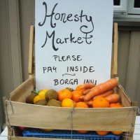 Weekly Photo Challenge: The Sign Says, "Honesty is the Best Policy"